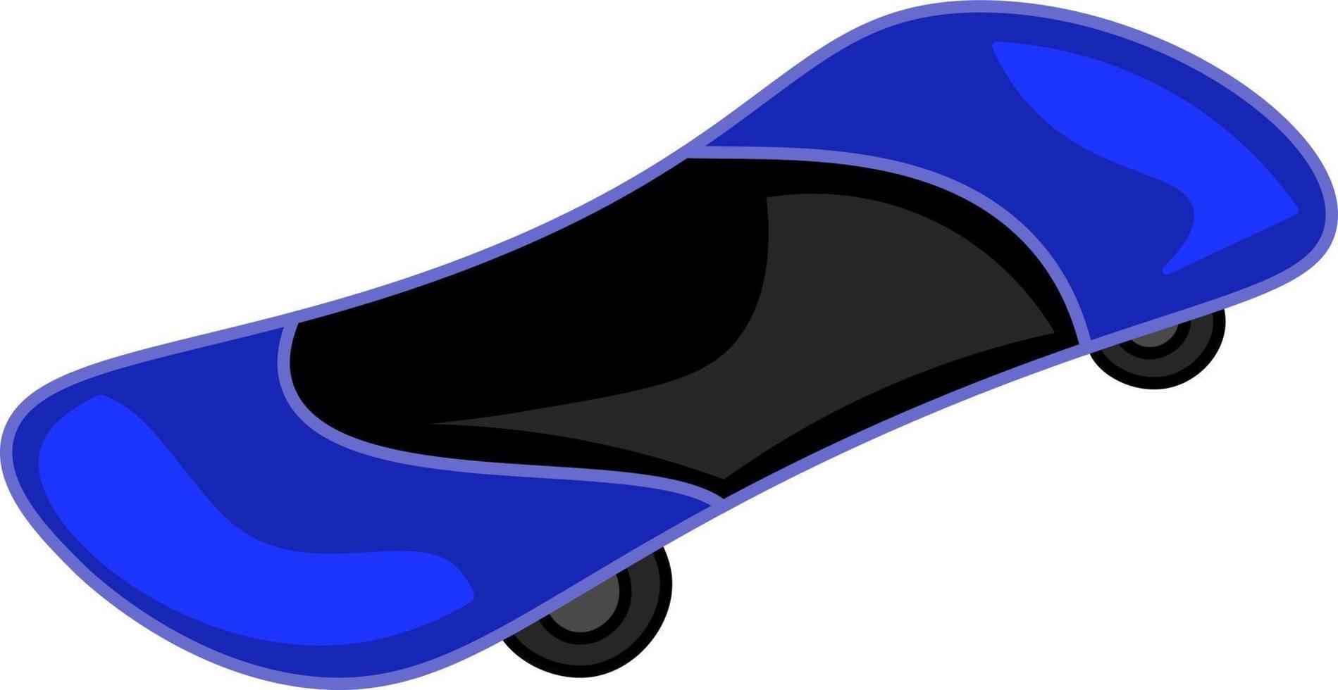 un' luminosa skateboard, vettore o colore illustrazione.
