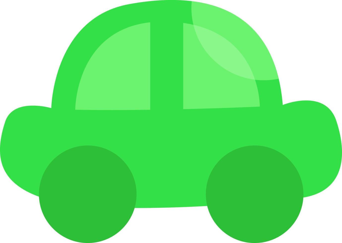 verde macchina, illustrazione, vettore su un' bianca sfondo.