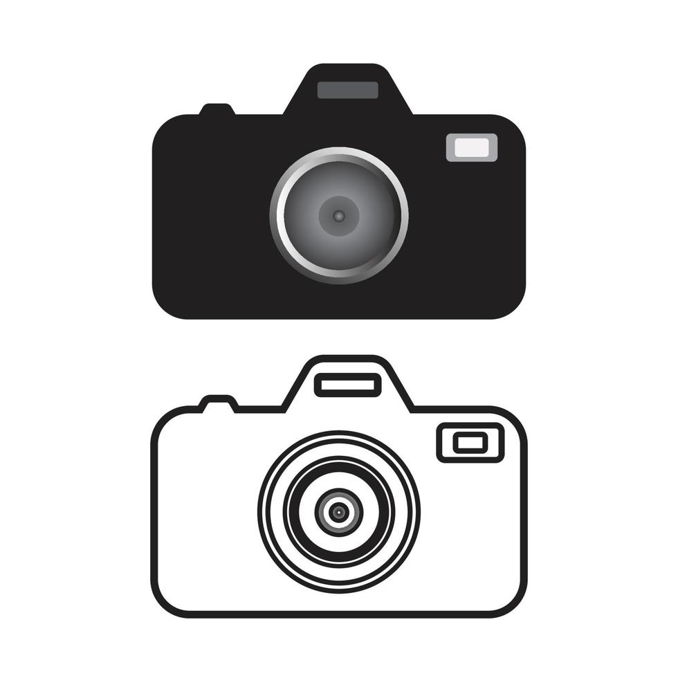 dslr telecamera icona, telecamera icona vettore, telecamera logo illustrazione vettore