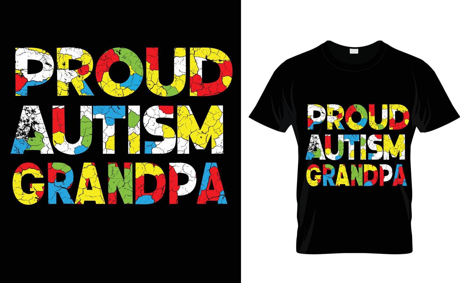 orgoglioso autismo ....nuovo t camicia design vettore