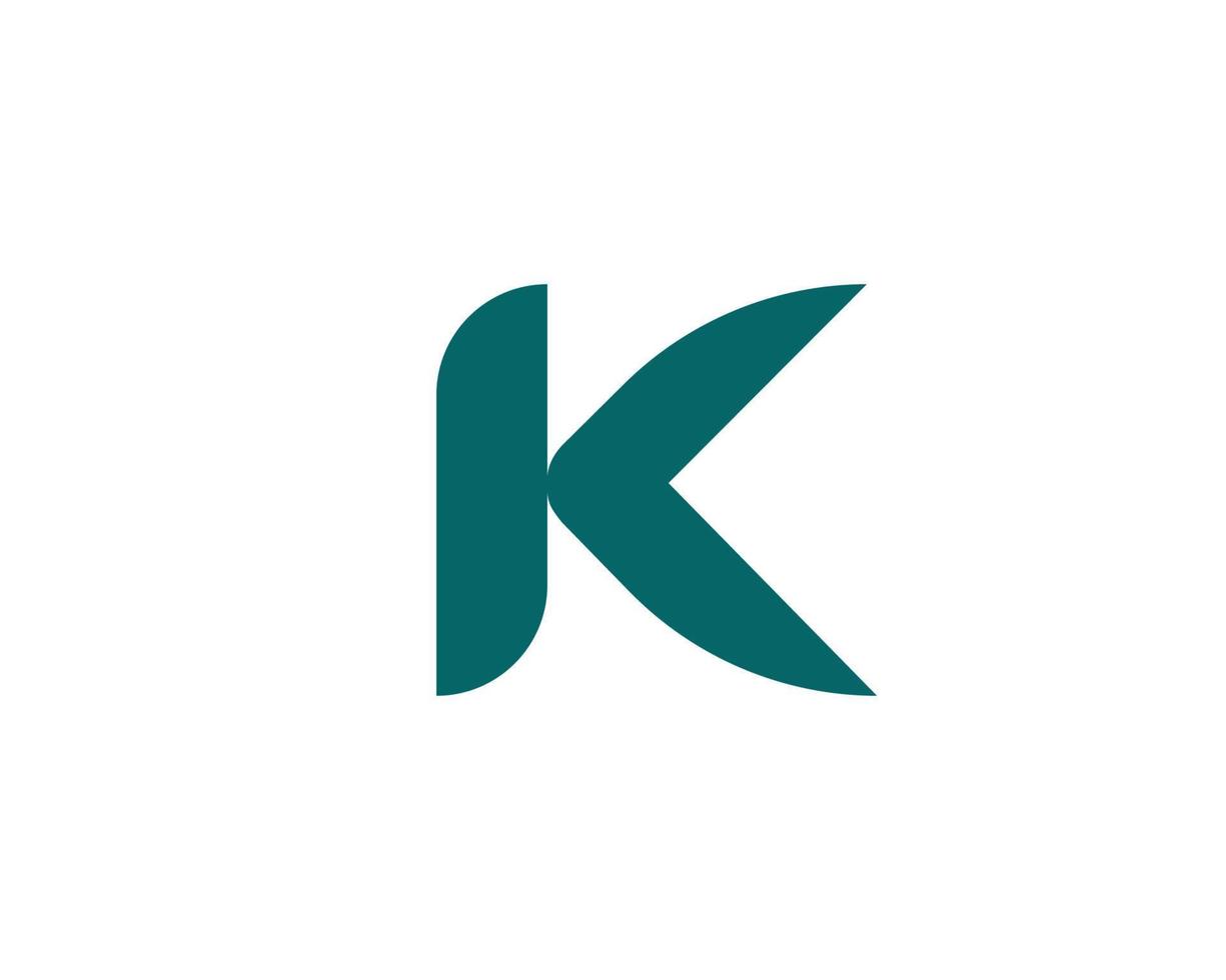 K logo design vettore modello