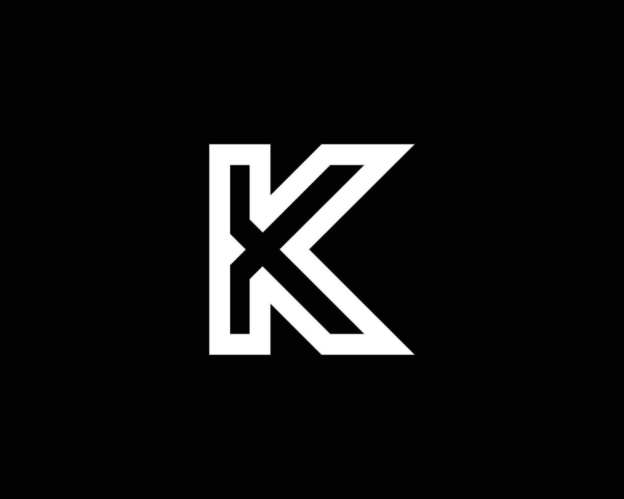 K logo design vettore modello