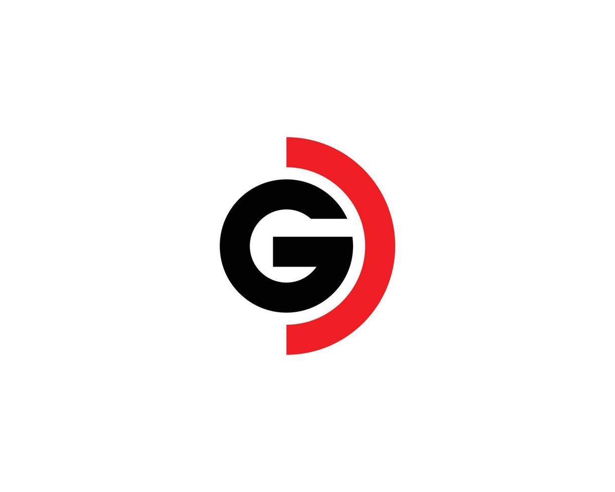 dg gd logo design vettore modello