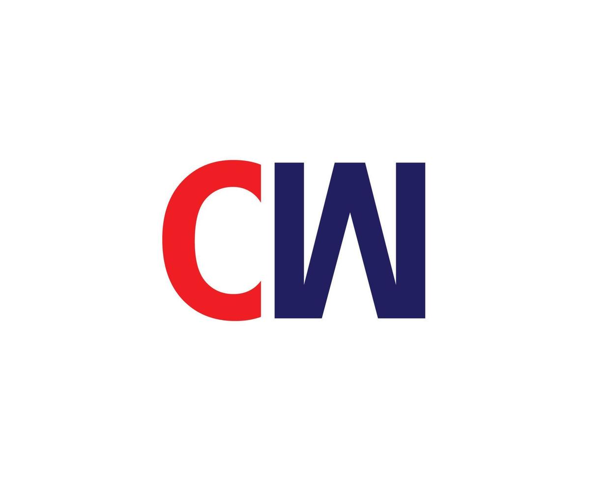 cw bagno logo design vettore modello