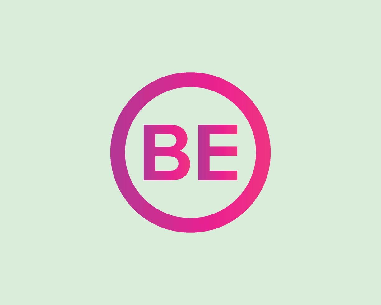 essere eb logo design vettore modello