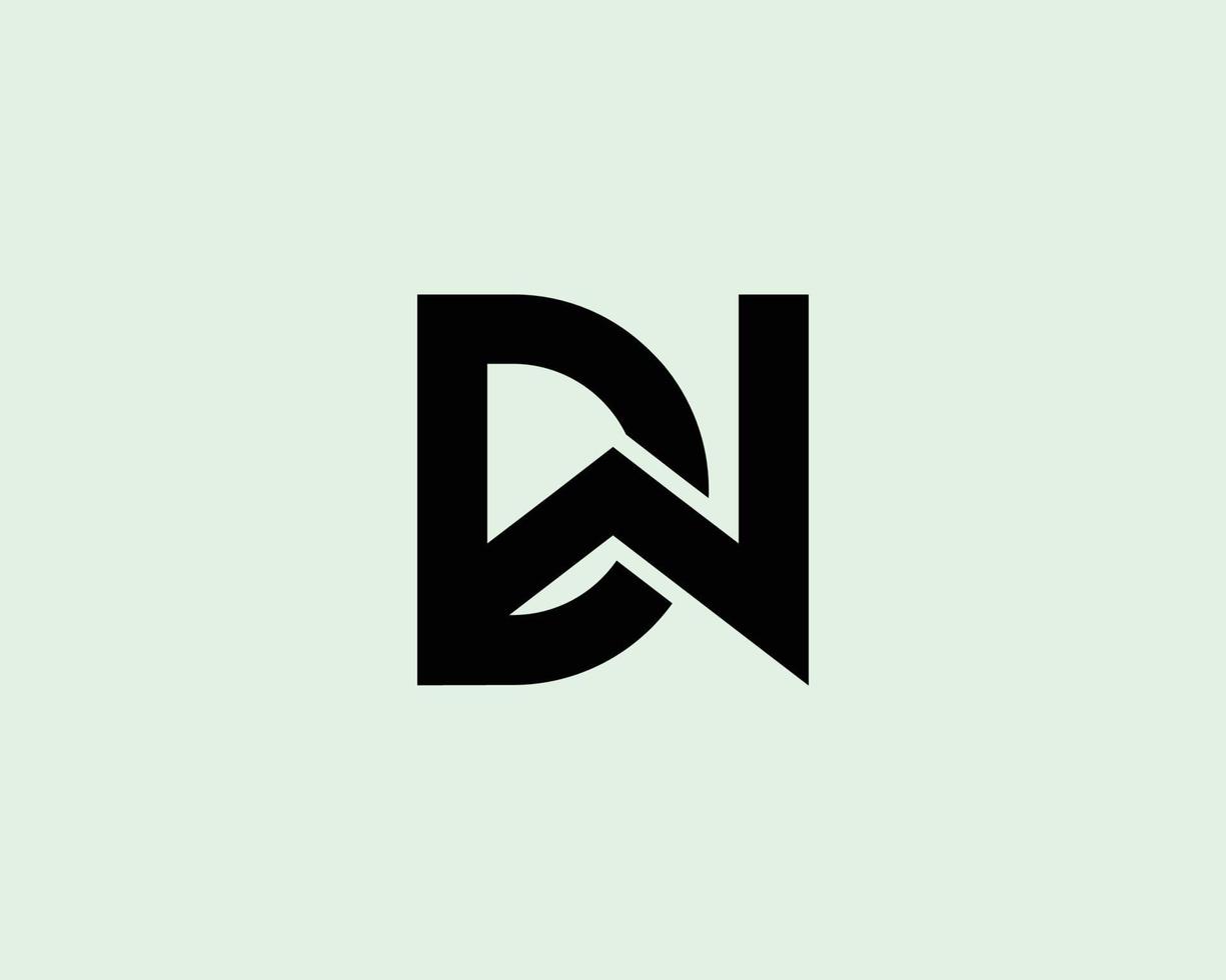 dw wd logo design vettore modello