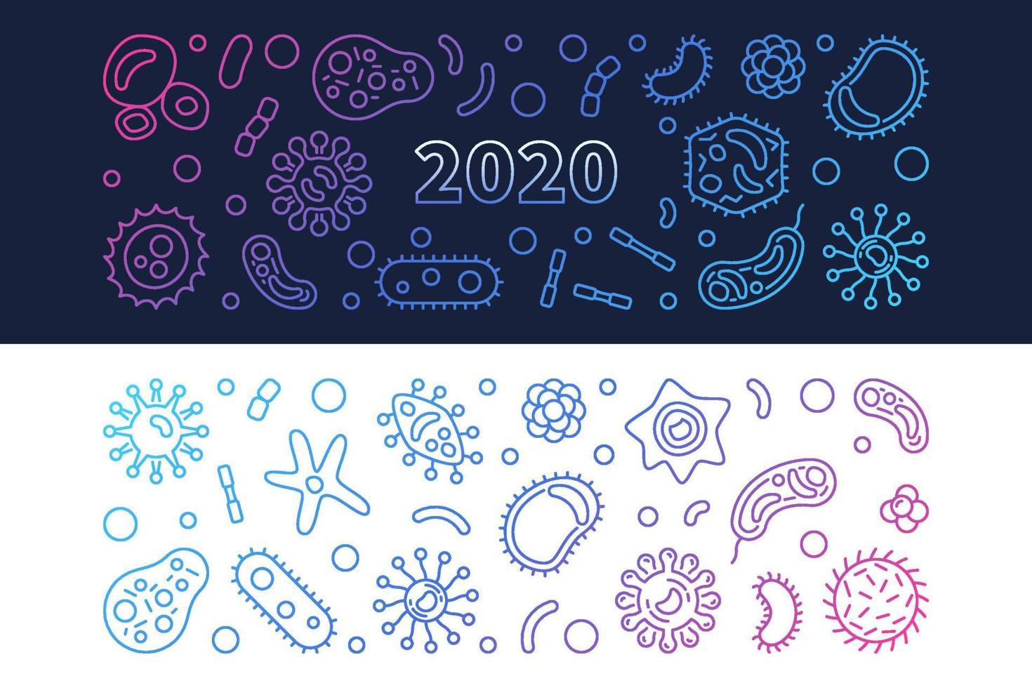2020 coronavirus vettore concetto schema moderno banner