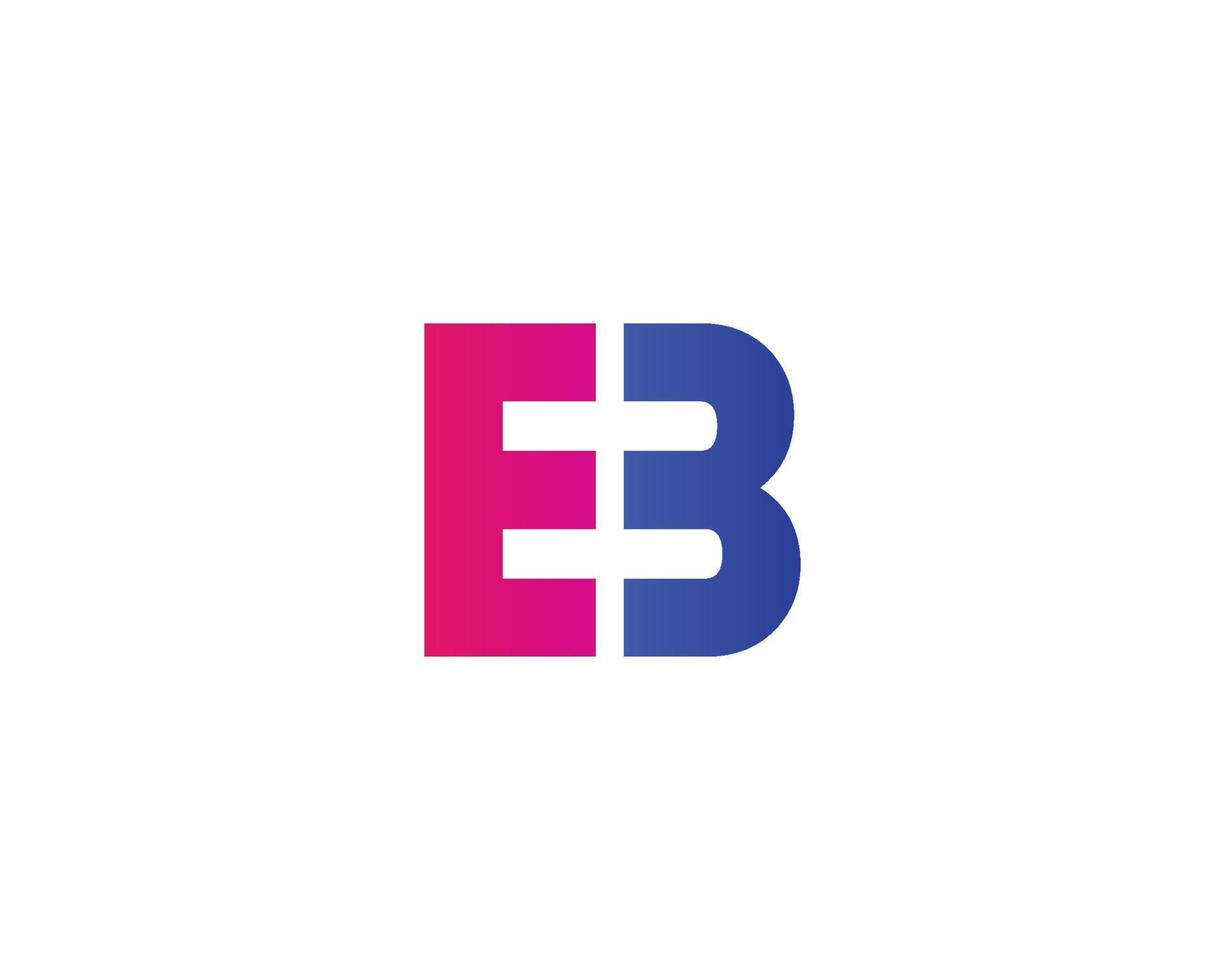 eb essere logo design vettore modello