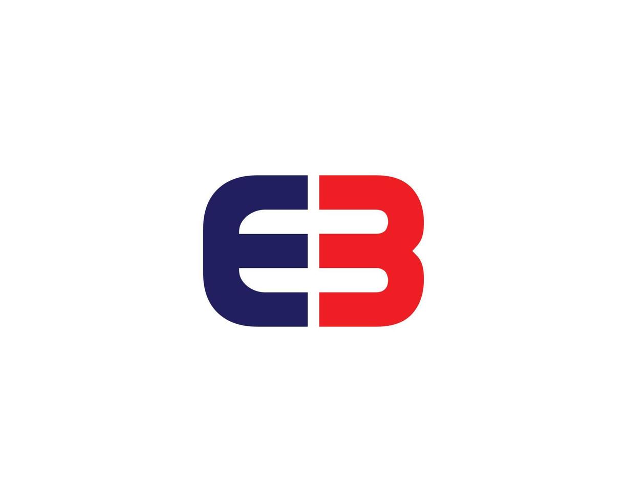 eb essere logo design vettore modello