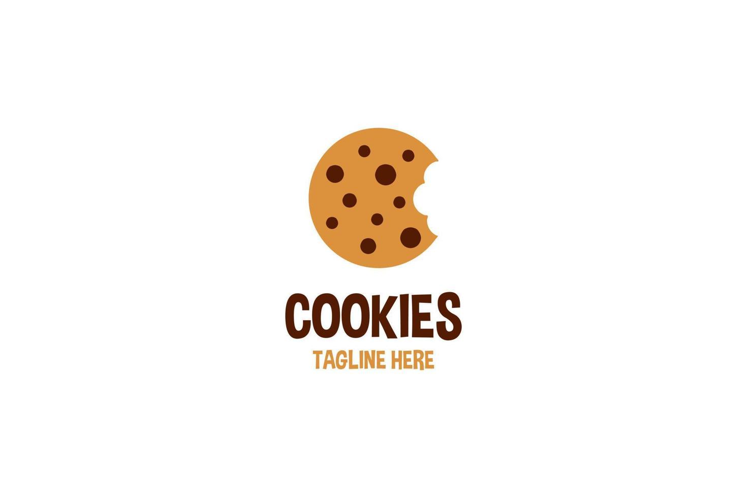 creativo biscotto forno logo design vettore modello illustrazione