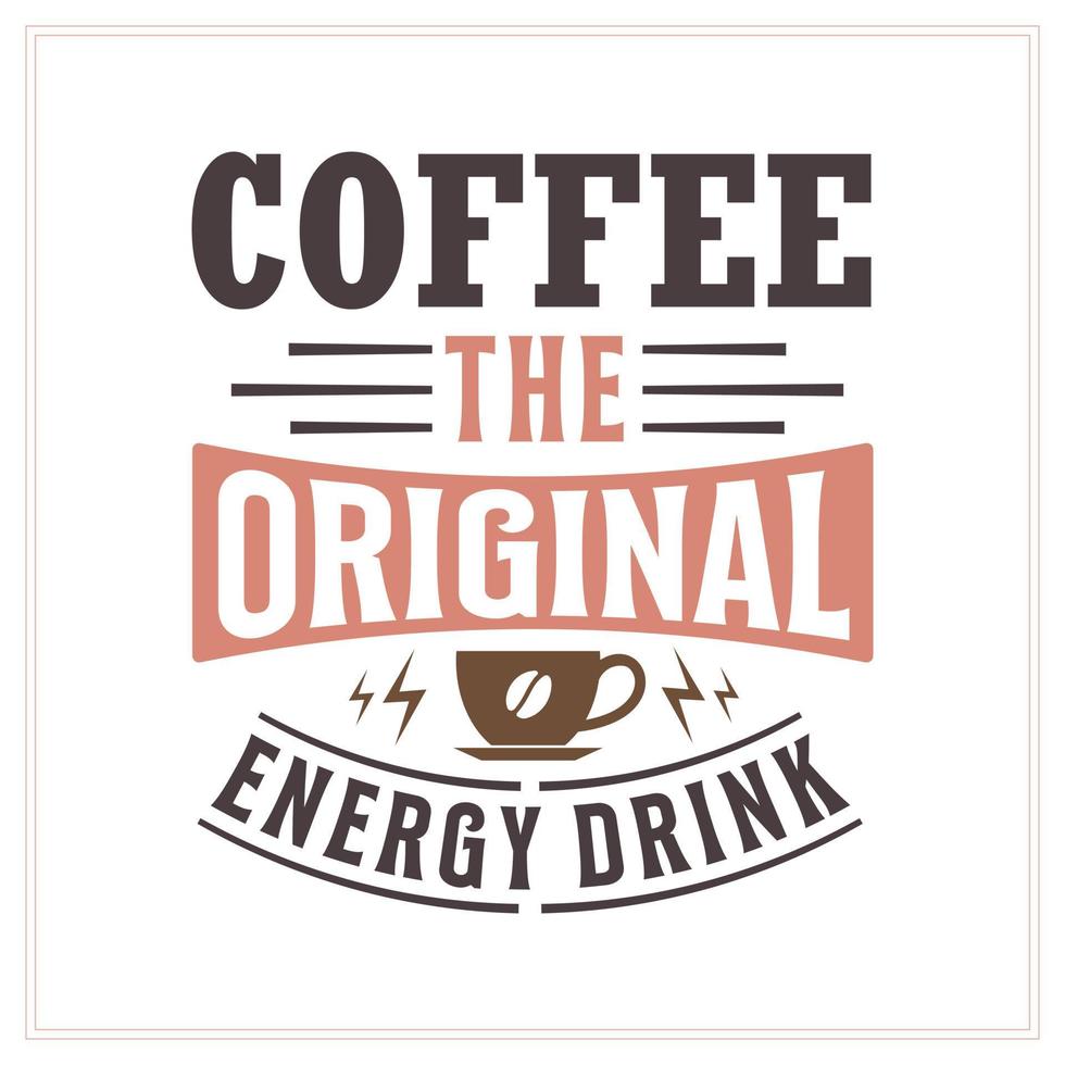 caffè il originale energia bevanda vettore