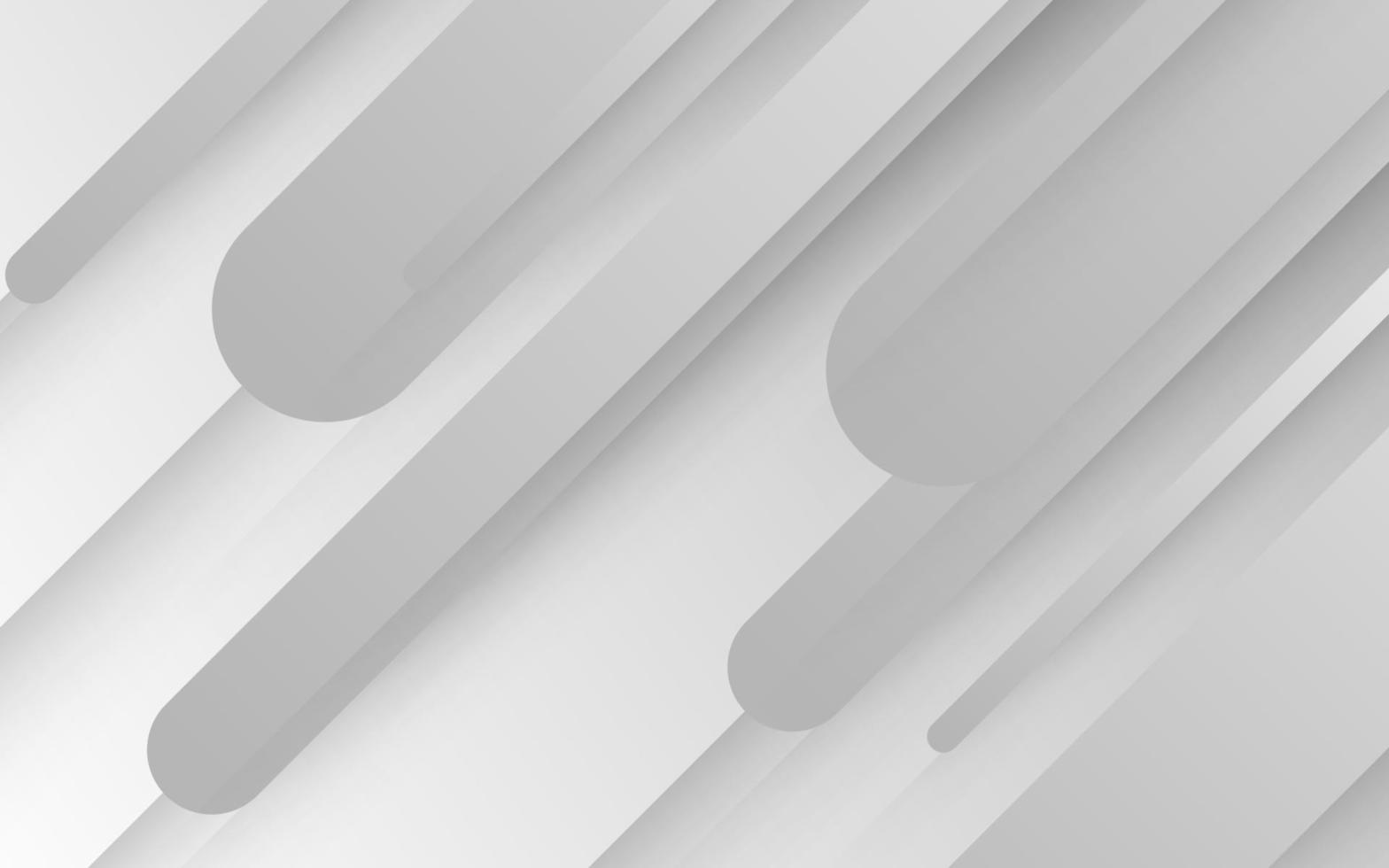 astratto bianca grigio con arrotondato sovrapposizione forma decorazione sfondo. eps10 vettore