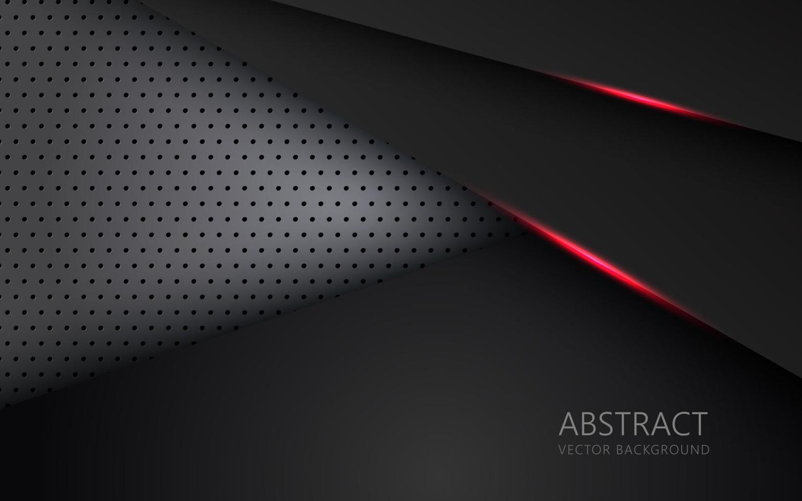 astratto leggero rosso nero spazio telaio disposizione design Tech triangolo concetto grigio struttura sfondo. eps10 vettore