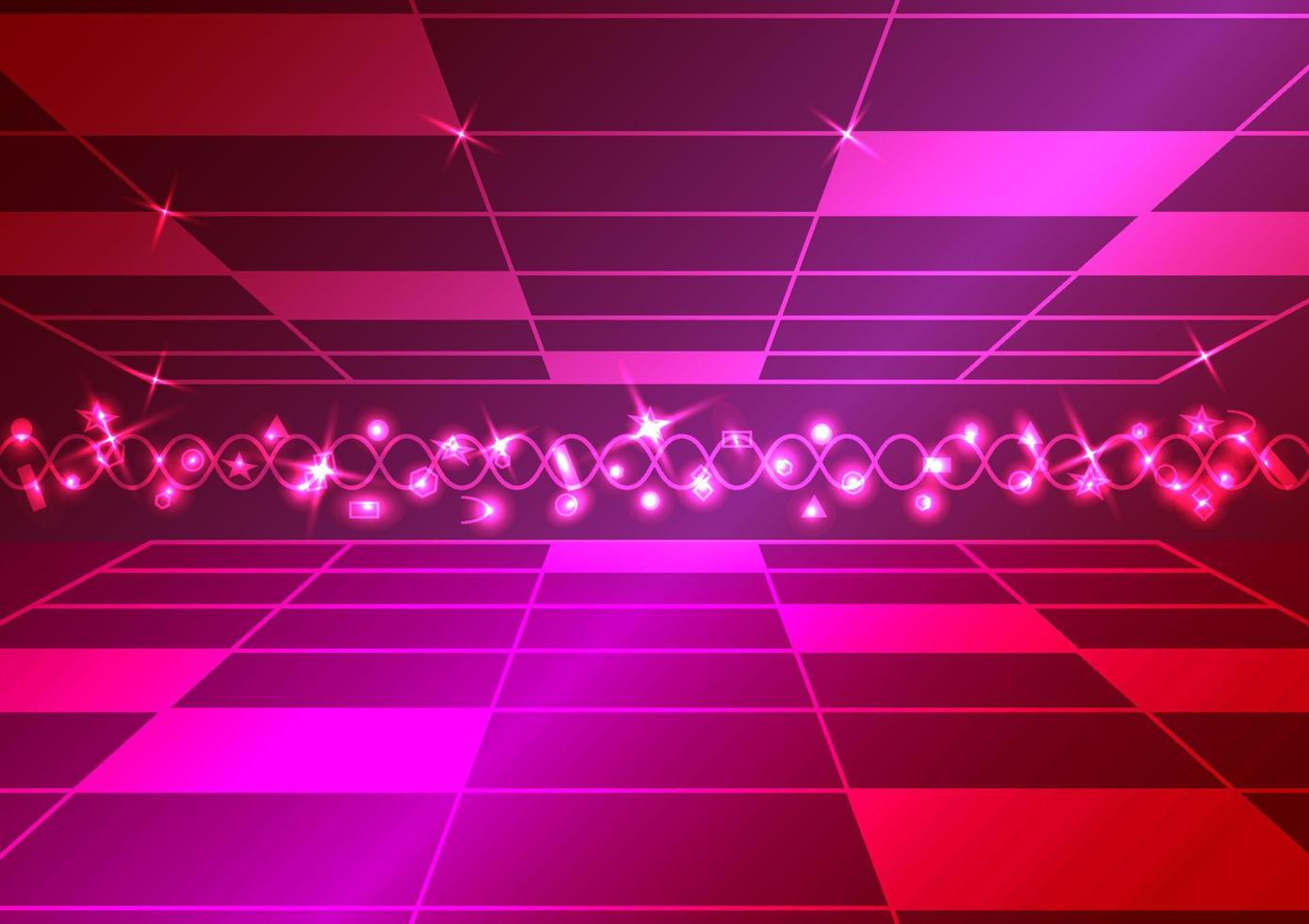 Natale di stagione Festival stella discoteca Tech leggero brillante astratto sfondo tecnologia Internet fibra splendore design vettore illustrazione