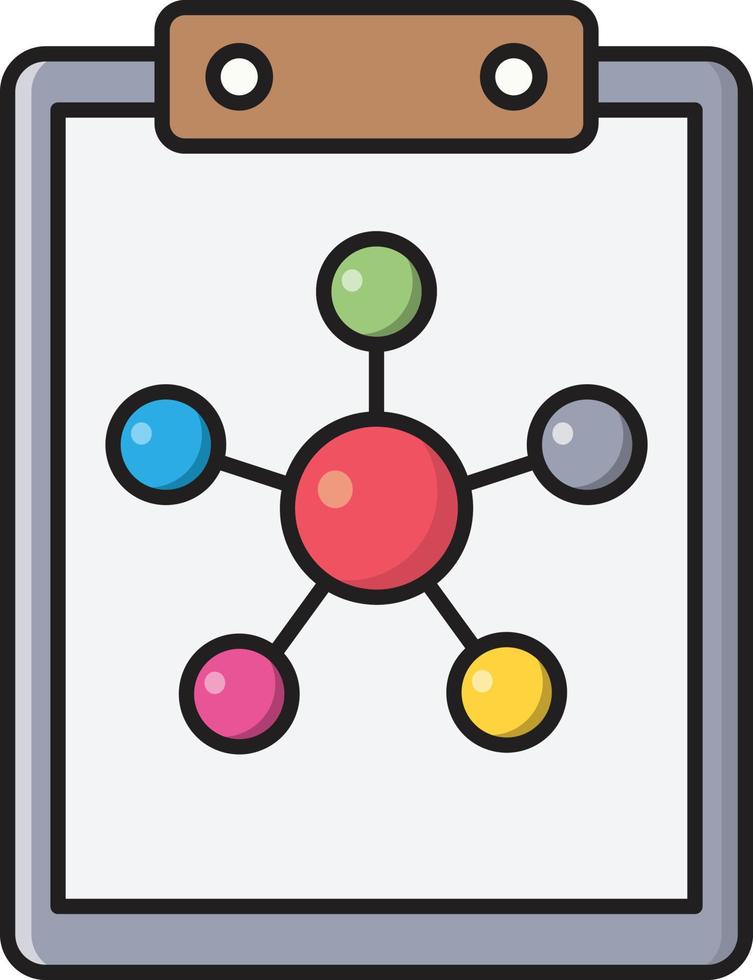 illustrazione vettoriale della molecola su uno sfondo. simboli di qualità premium. icone vettoriali per il concetto e la progettazione grafica.