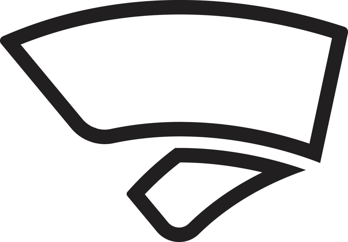 astratto ala logo illustrazione nel di moda e minimo stile vettore