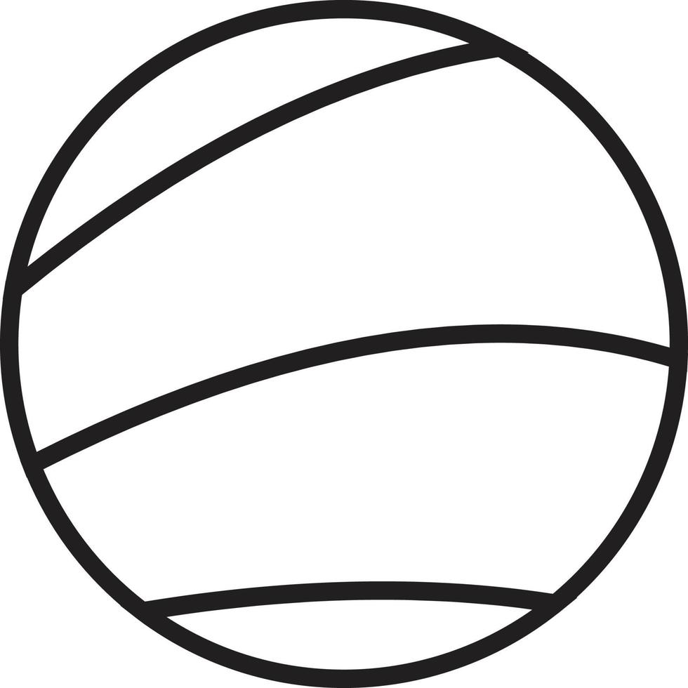 astratto cerchio e linea logo illustrazione nel di moda e minimo stile vettore