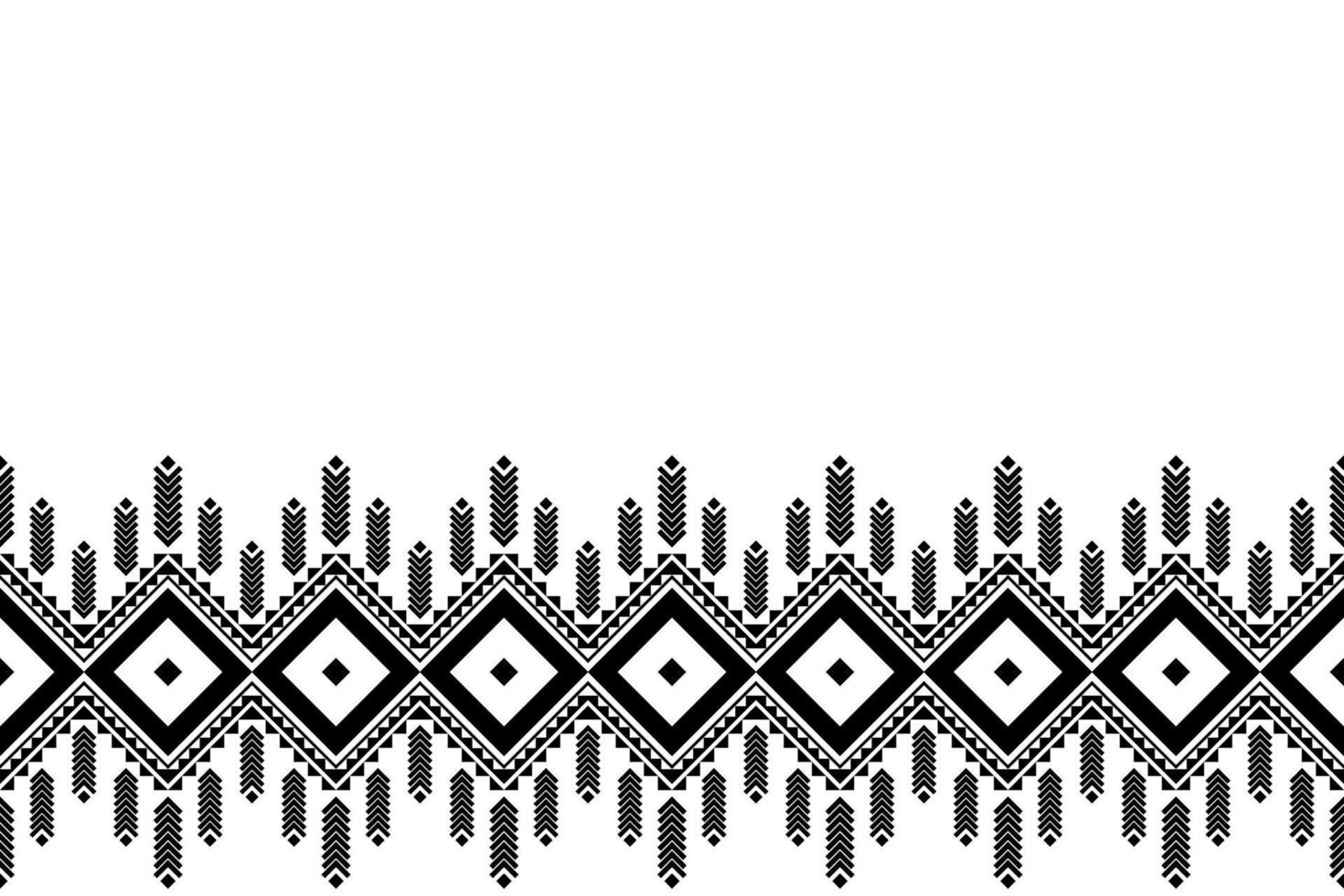nero e bianca astratto geometrico tribale modello. azteco, navajo geometrico Stampa. etnico design sfondo, tessuto, coperchio, tessile, tappeto, lenzuolo. vettore