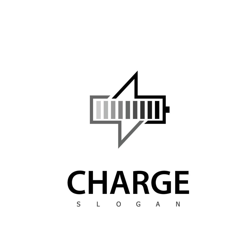 caricare logo design energia logo tecnologia vettore