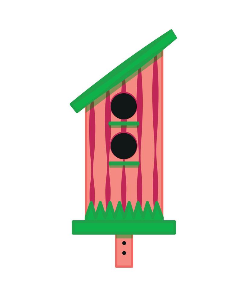 vettore illustrazione di birdhouse