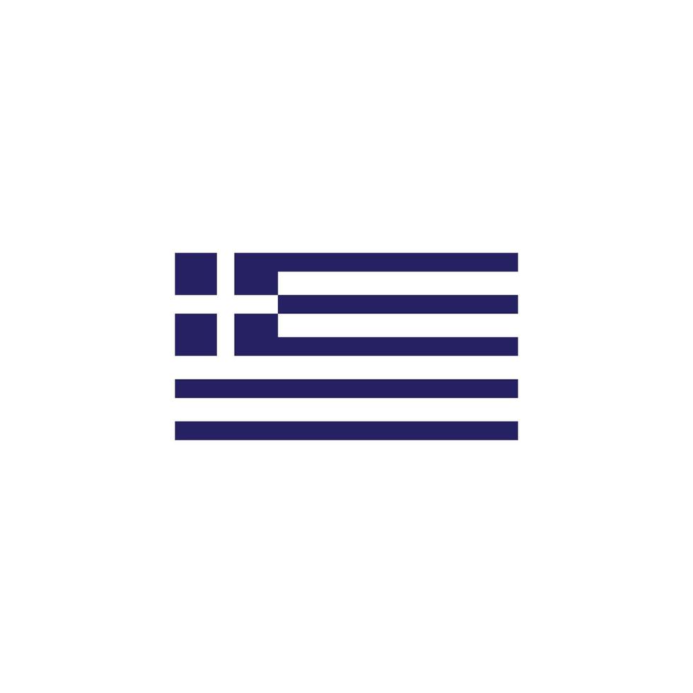 greco bandiera logo vettore
