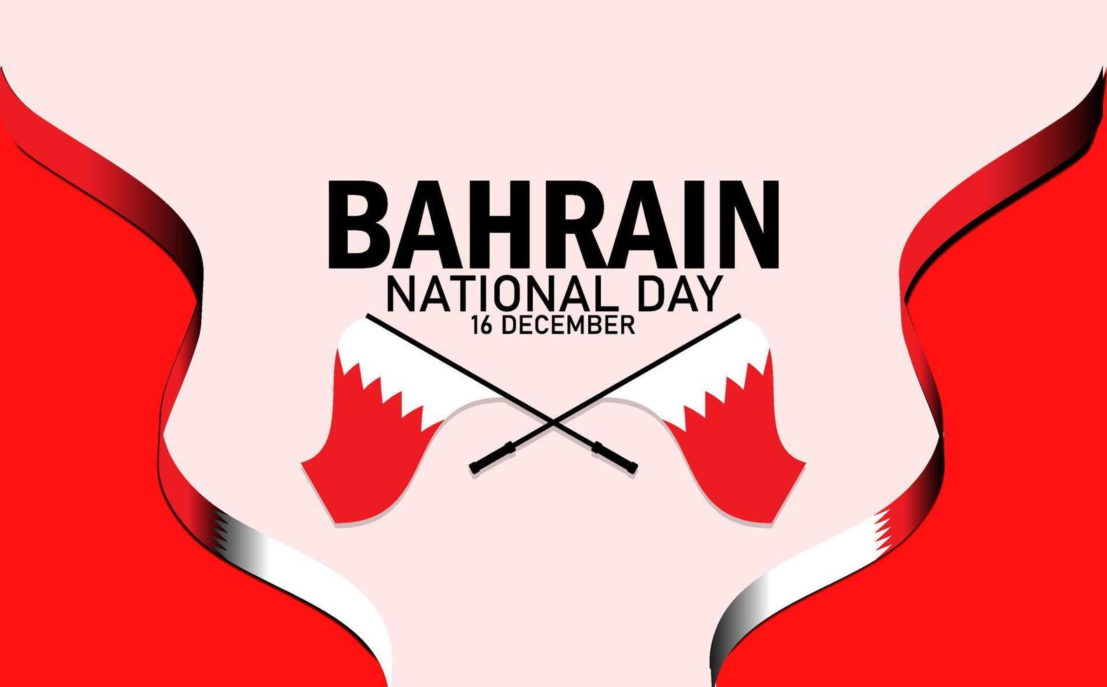 bahrain nazionale giorno celebrazione manifesto vettore