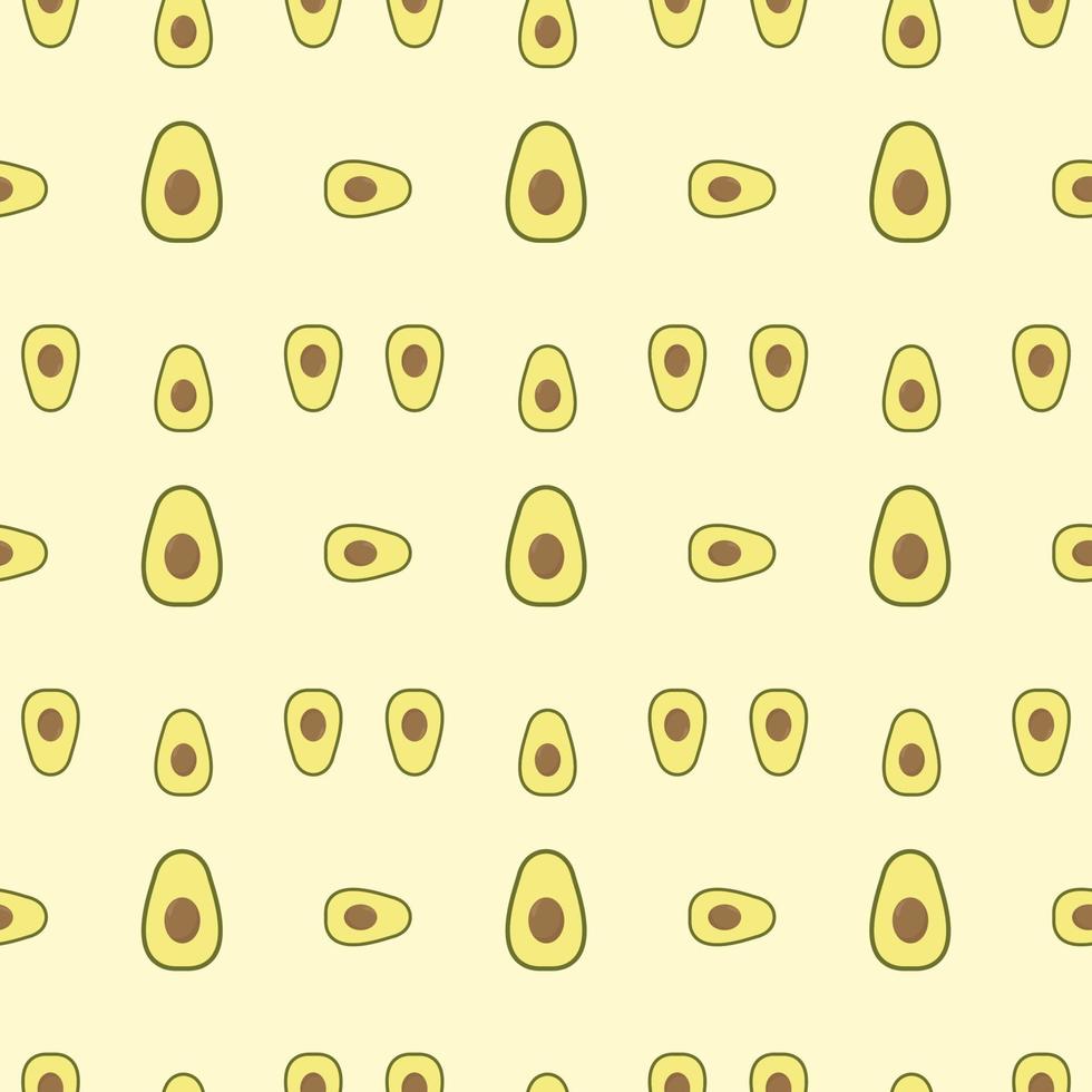 avocado modello, illustrazione, vettore su bianca sfondo.