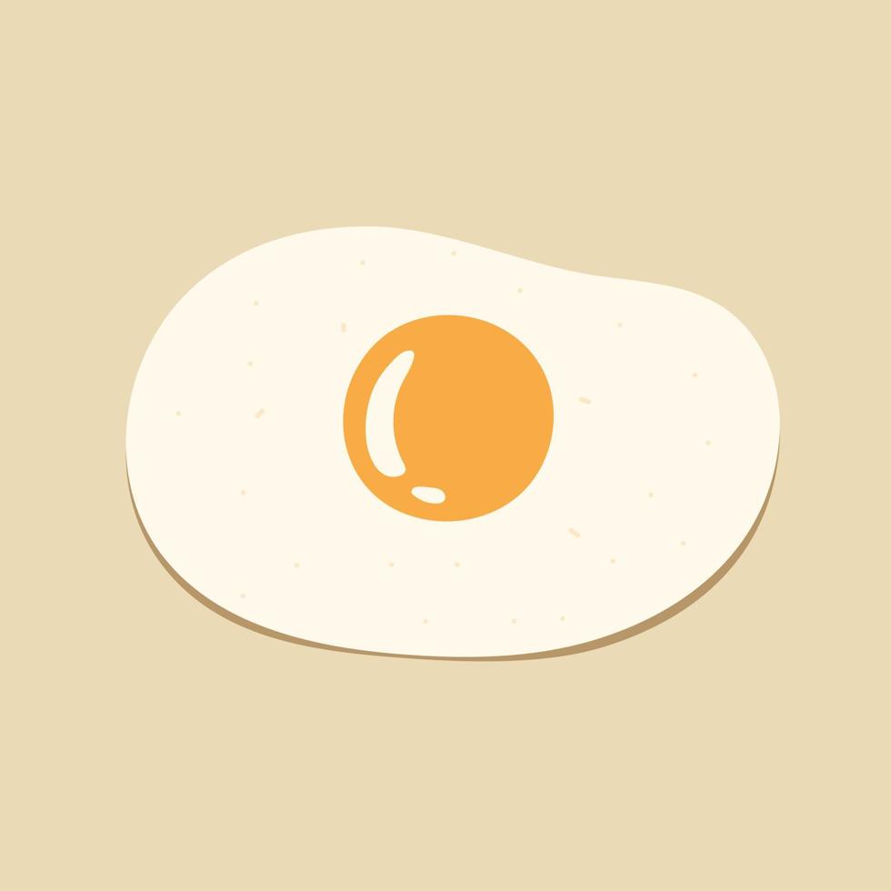 soleggiato lato uPP uovo illustrazione vettore