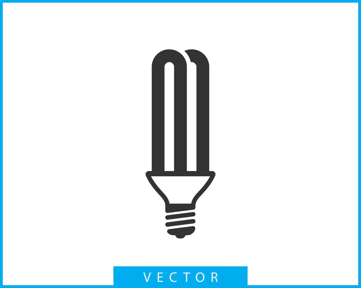 leggero lampadina icona vettore. llampadina idea logo concetto. lampada elettricità icone ragnatela design elemento. guidato luci isolato silhouette. vettore