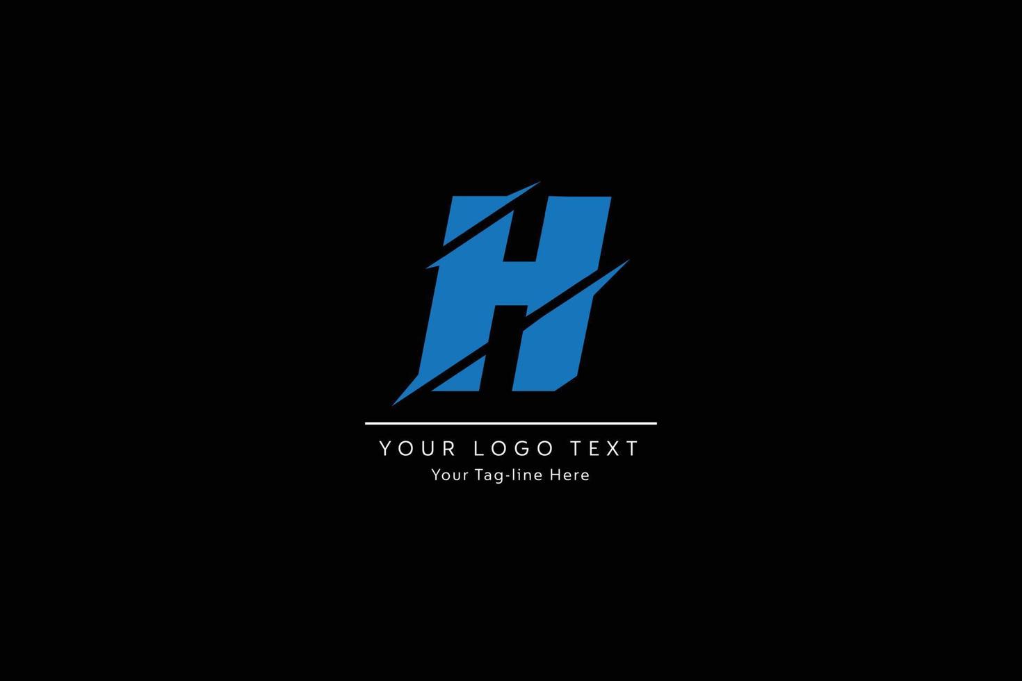 lettera h logo alfabeto design icona vettore simbolo