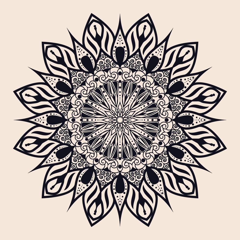 mandala arte design vettore