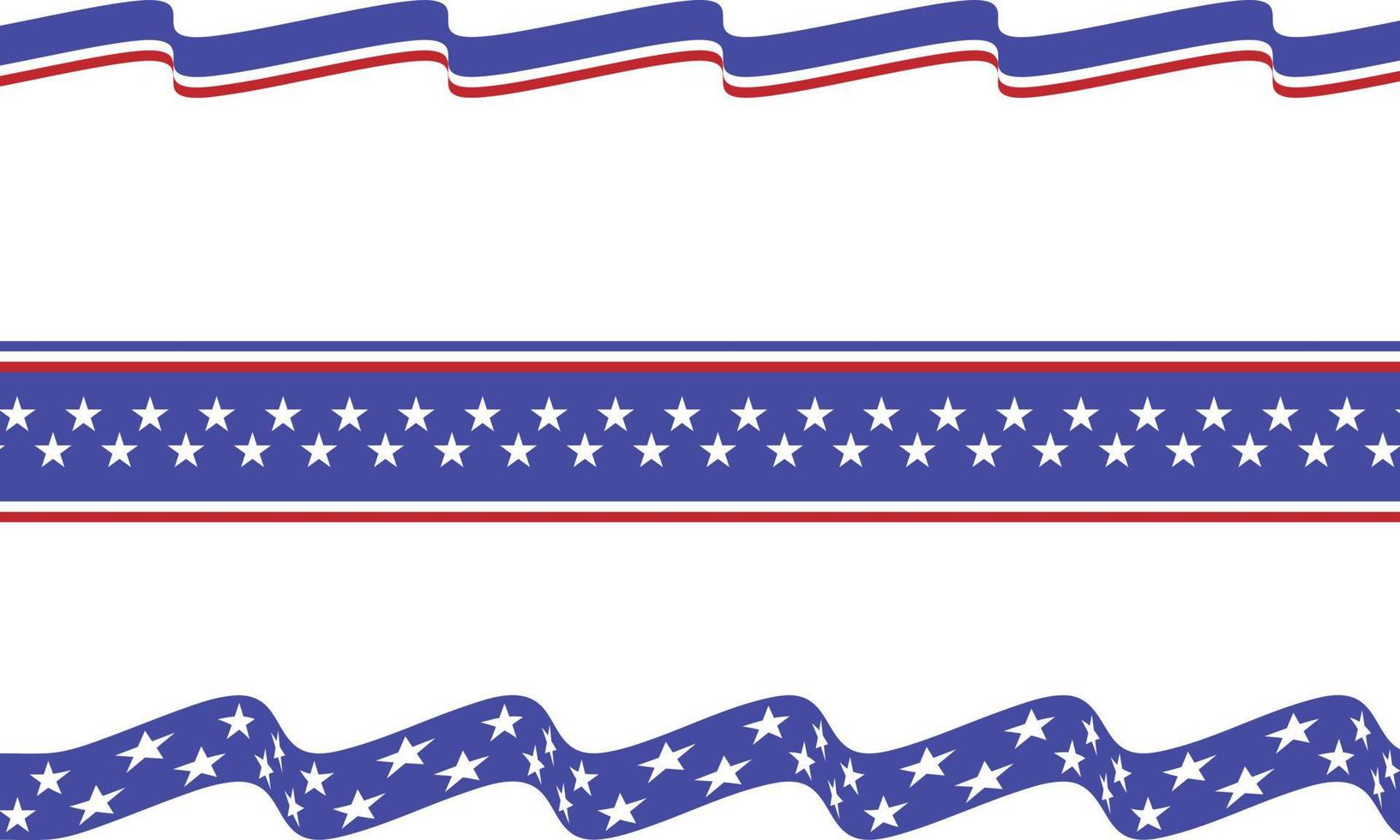 blu e rosso telaio con un' Stati Uniti d'America bandiera modello vettore