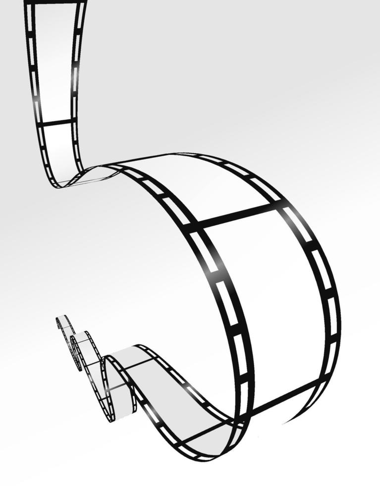 vettore film striscia