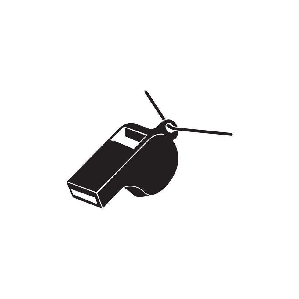 fischio icona logo vettore