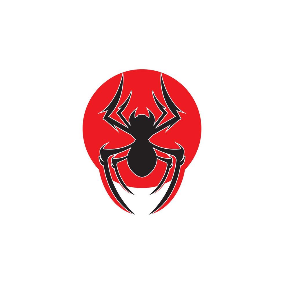 ragno icona logo vettore design