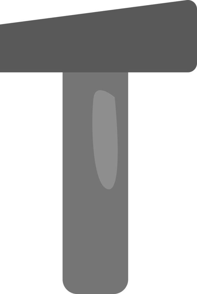 costruzione grigio martello, illustrazione, vettore su un' bianca sfondo.