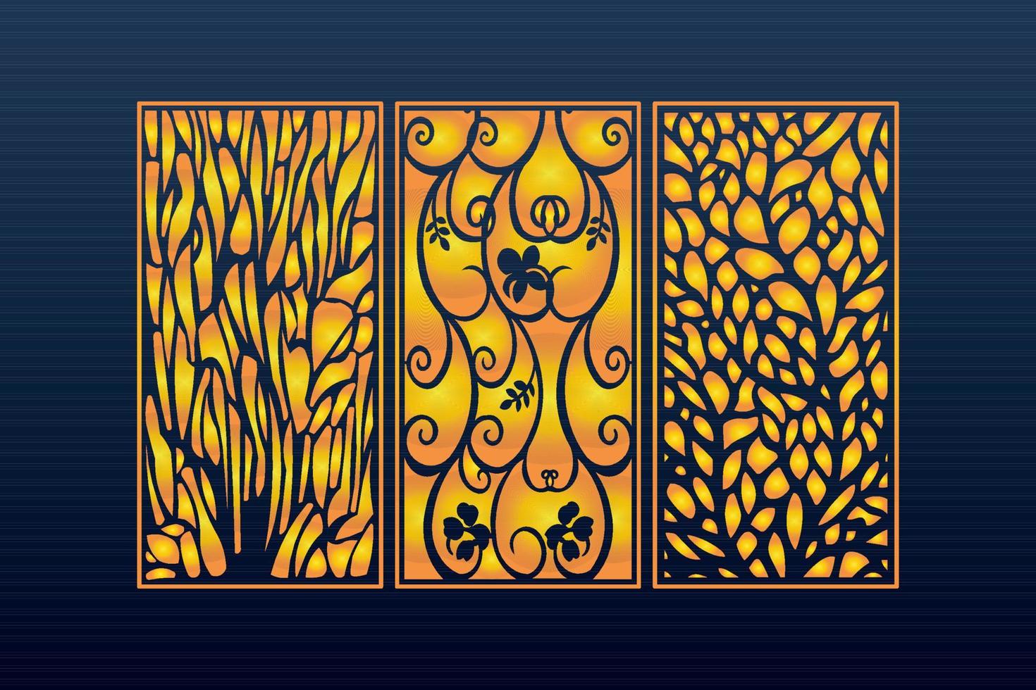 decorativo astratto geometrico islamico sfondo elegante ornamenti carta cnc tagliare vettore