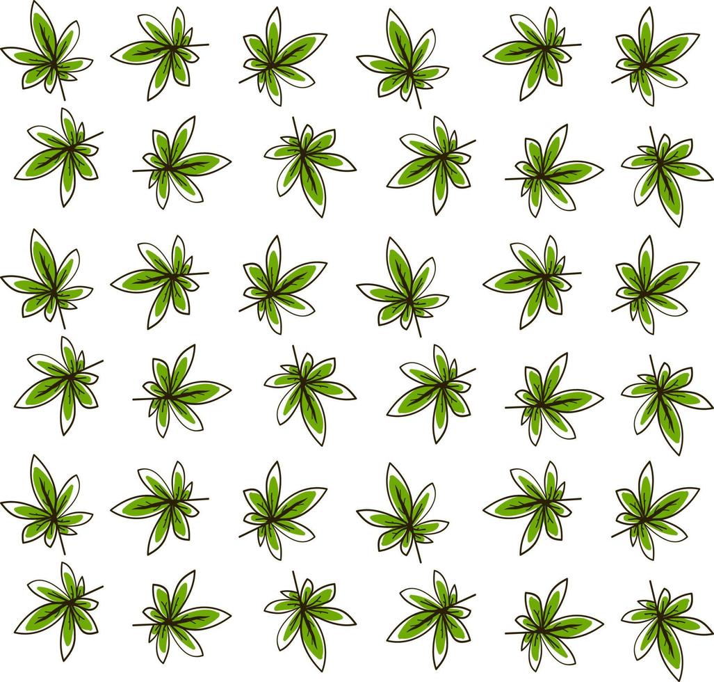 marijuana sfondo, illustrazione, vettore su bianca sfondo.