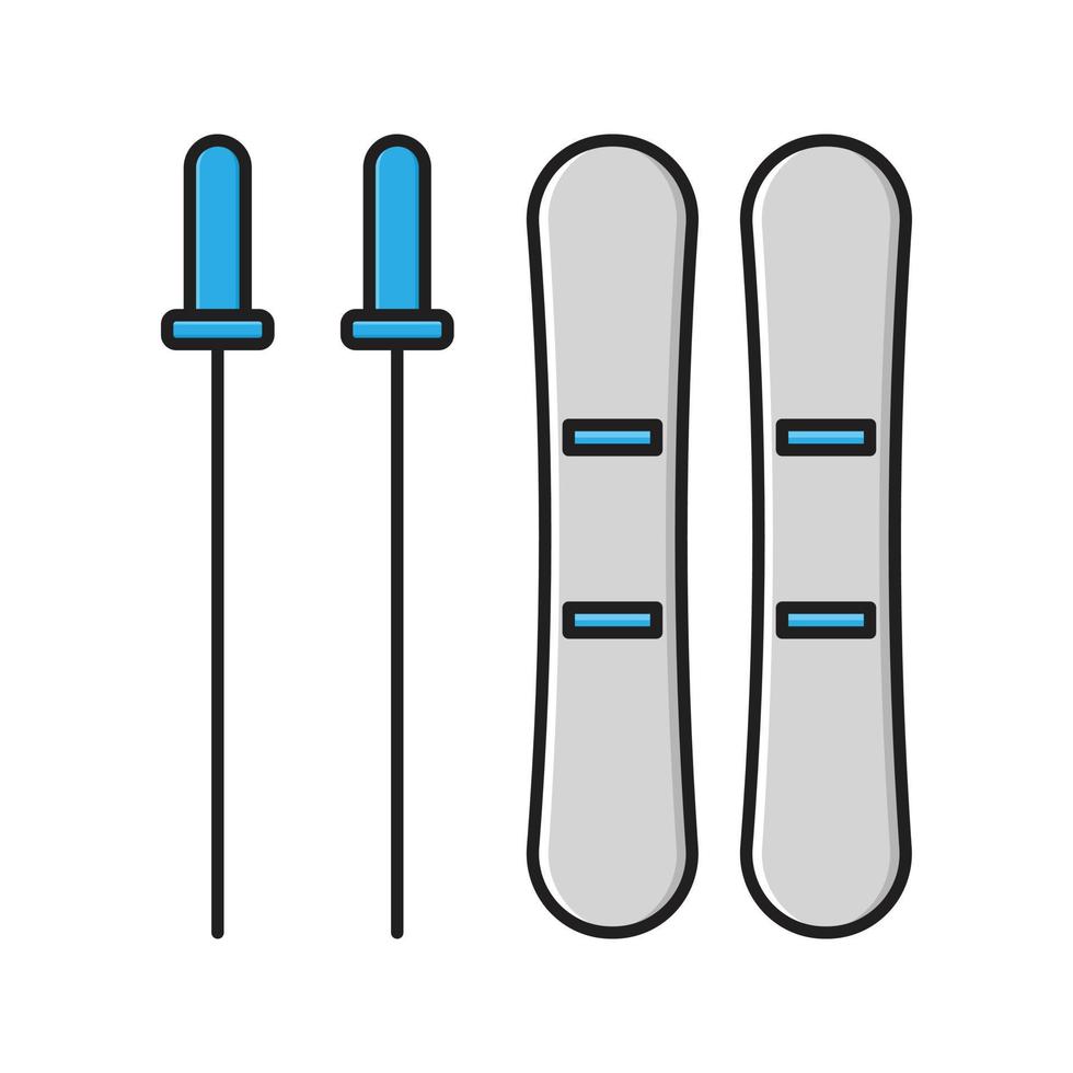 ghiaccio sciare vettore illustrazione su un' sfondo.premio qualità simboli.vettore icone per concetto e grafico design.