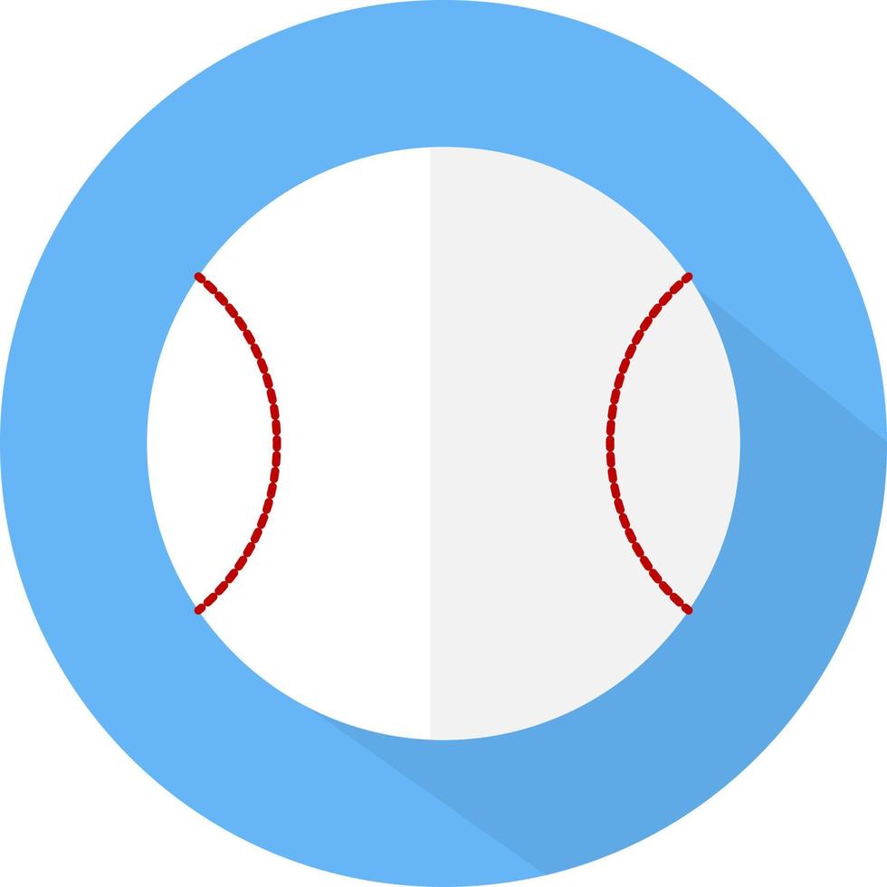 baseball sfera, illustrazione, vettore, su un' bianca sfondo. vettore