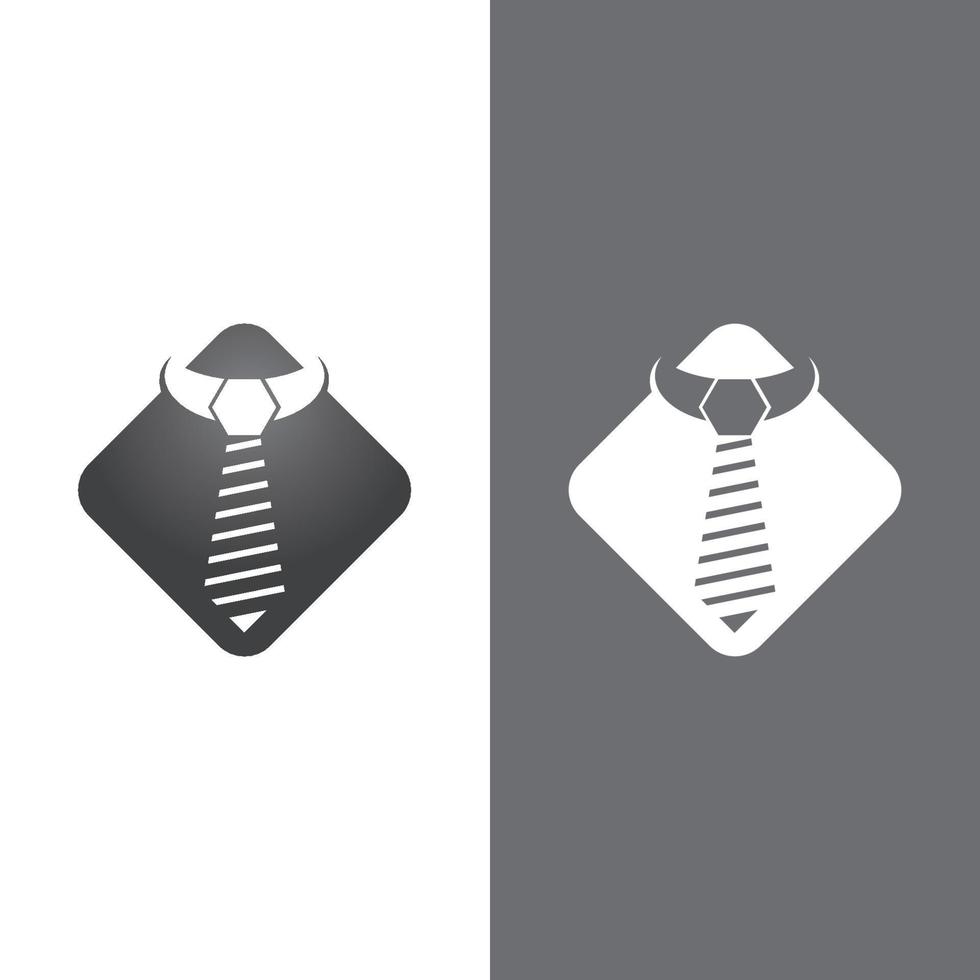logo cravatta simbolo icona vettore design