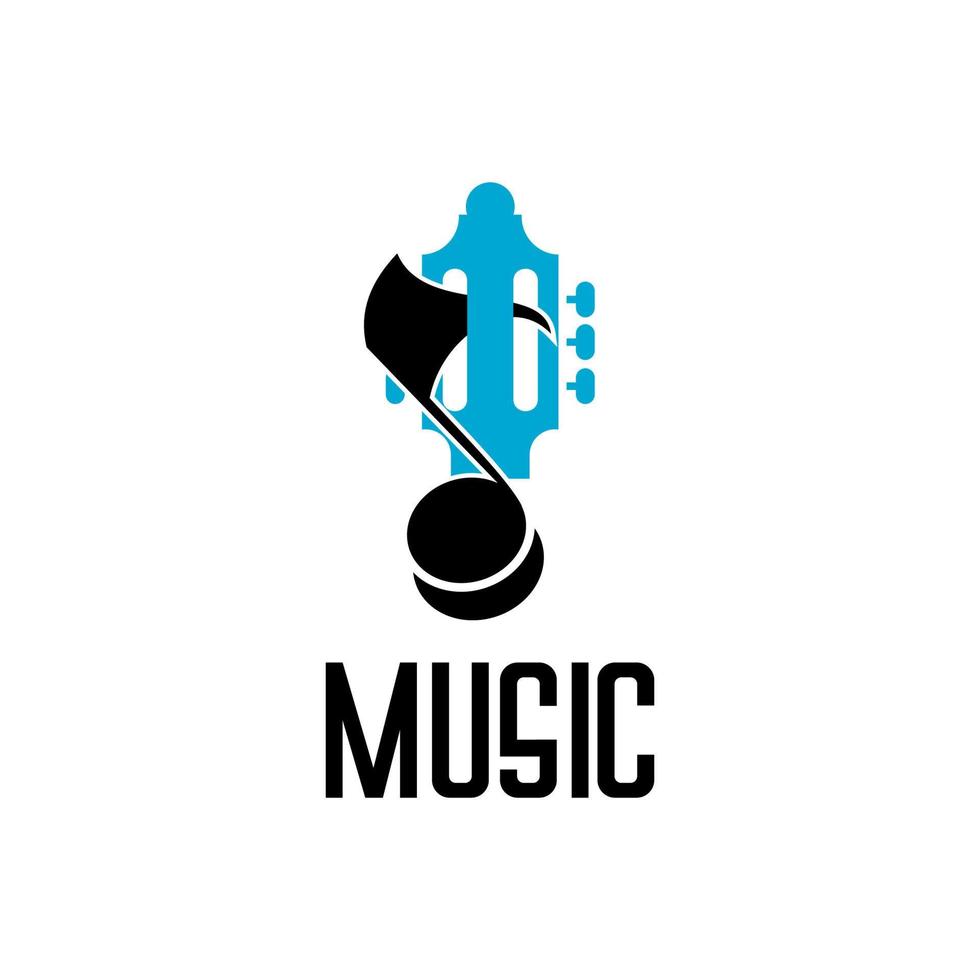 vettore di logo musicale
