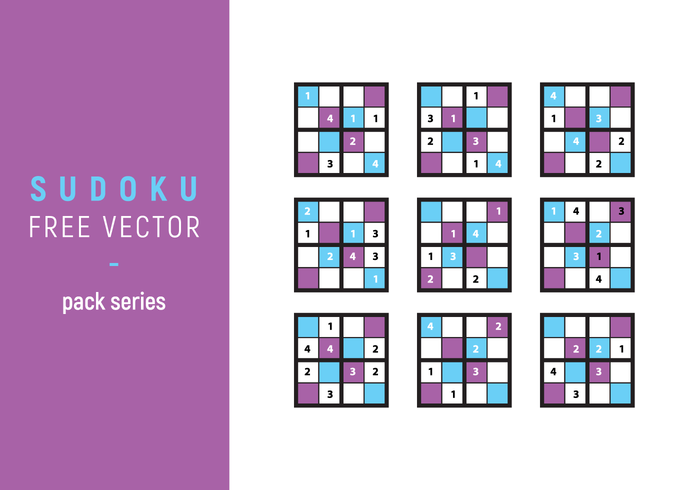 Sudoku illustrazione vettoriale gratuito