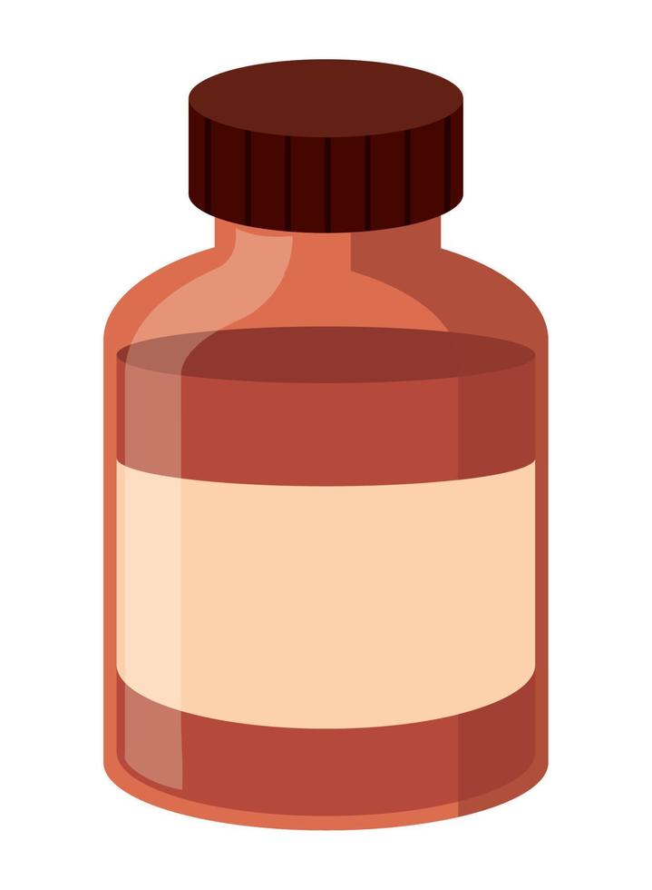 icona della bottiglia di medicina vettore