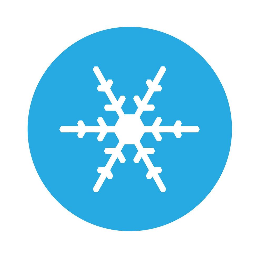 vettore inverno fiocco di neve icona. illustrazione per ragnatela