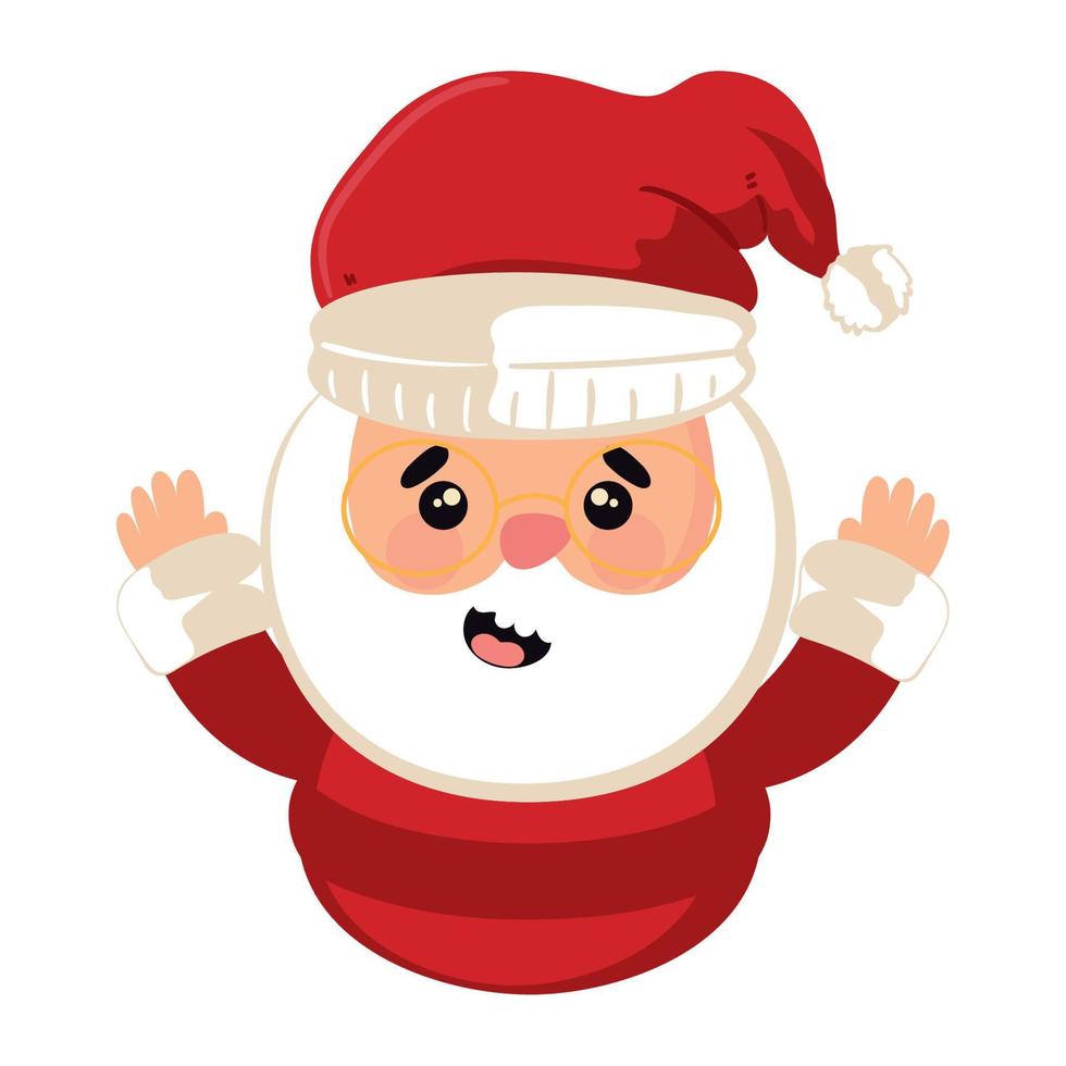 Santa Claus Natale personaggio vettore