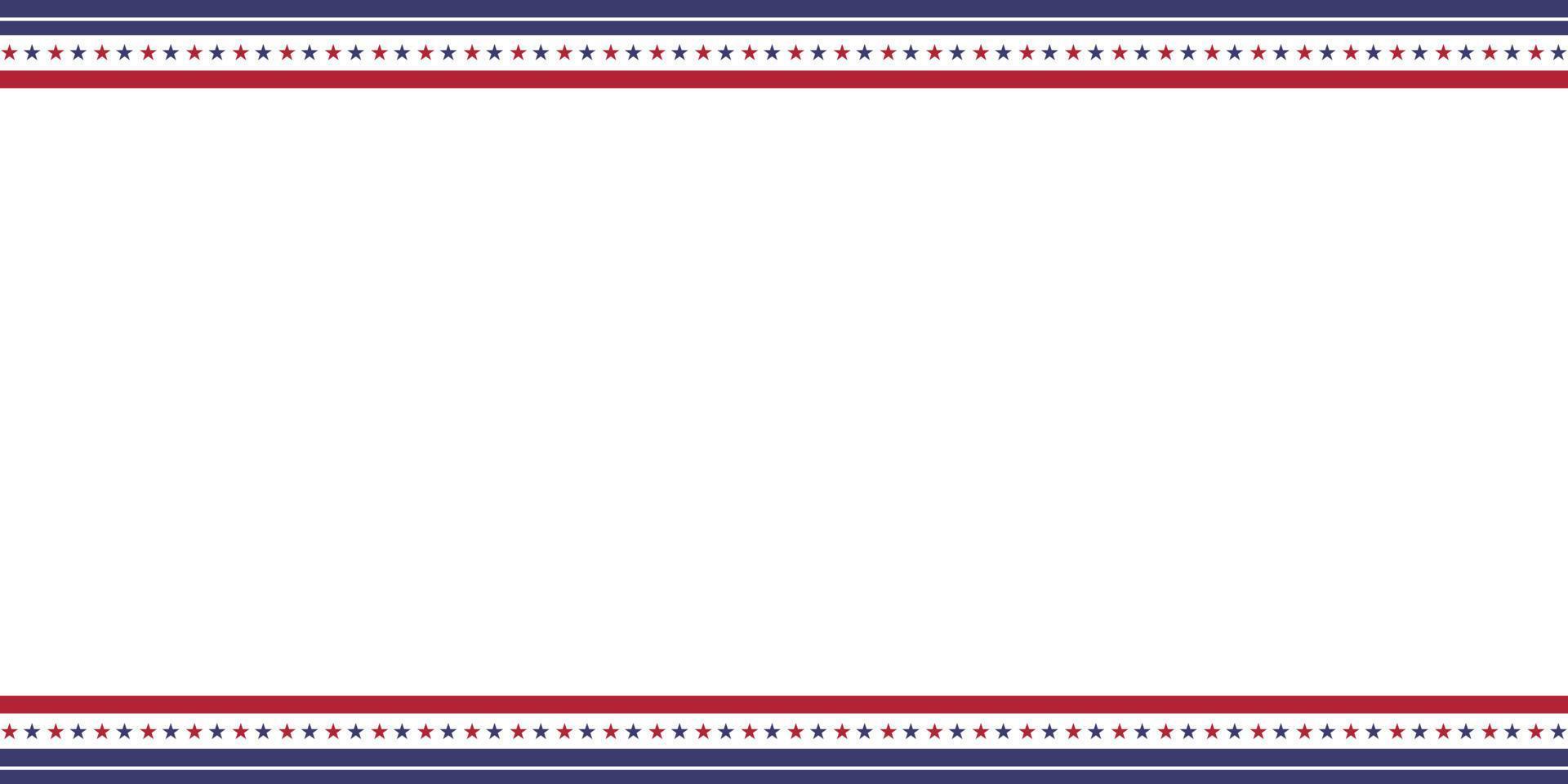 patriottico confine divisore americano Stati Uniti d'America bandiera. vettore