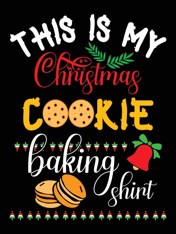 Natale lettering tipografia abbigliamento annate Natale maglietta design Natale merce disegni vettore