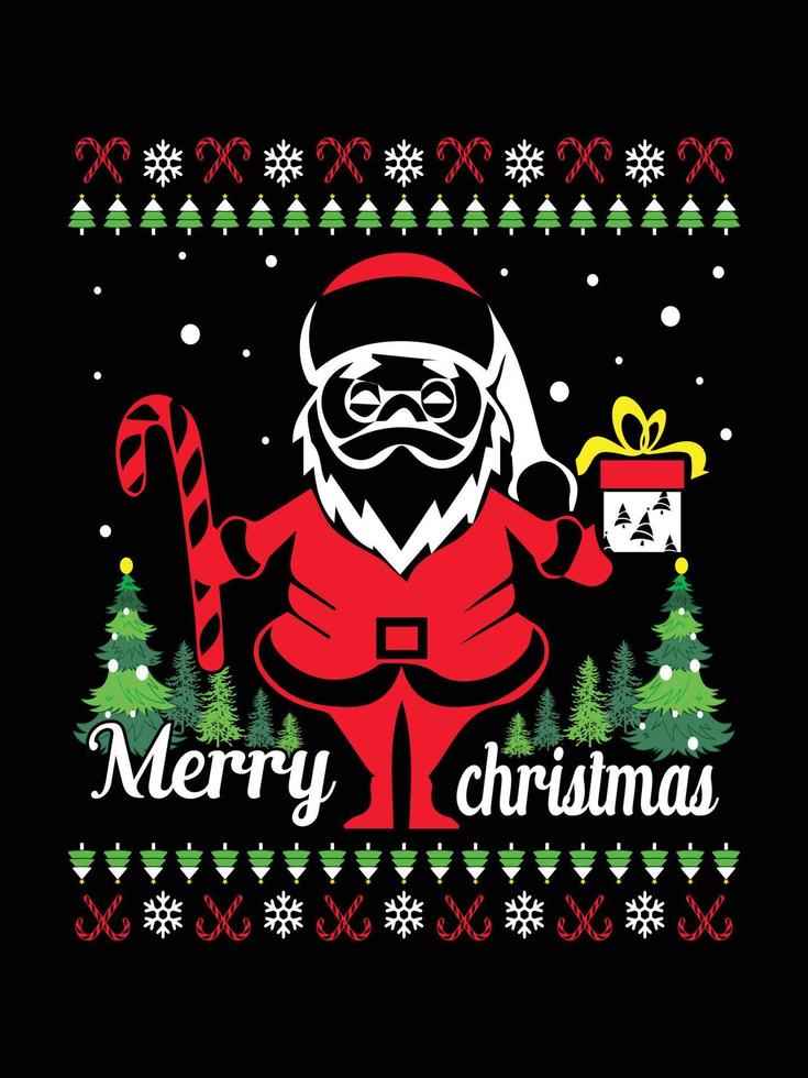 Natale lettering tipografia abbigliamento annate Natale maglietta design Natale merce disegni vettore