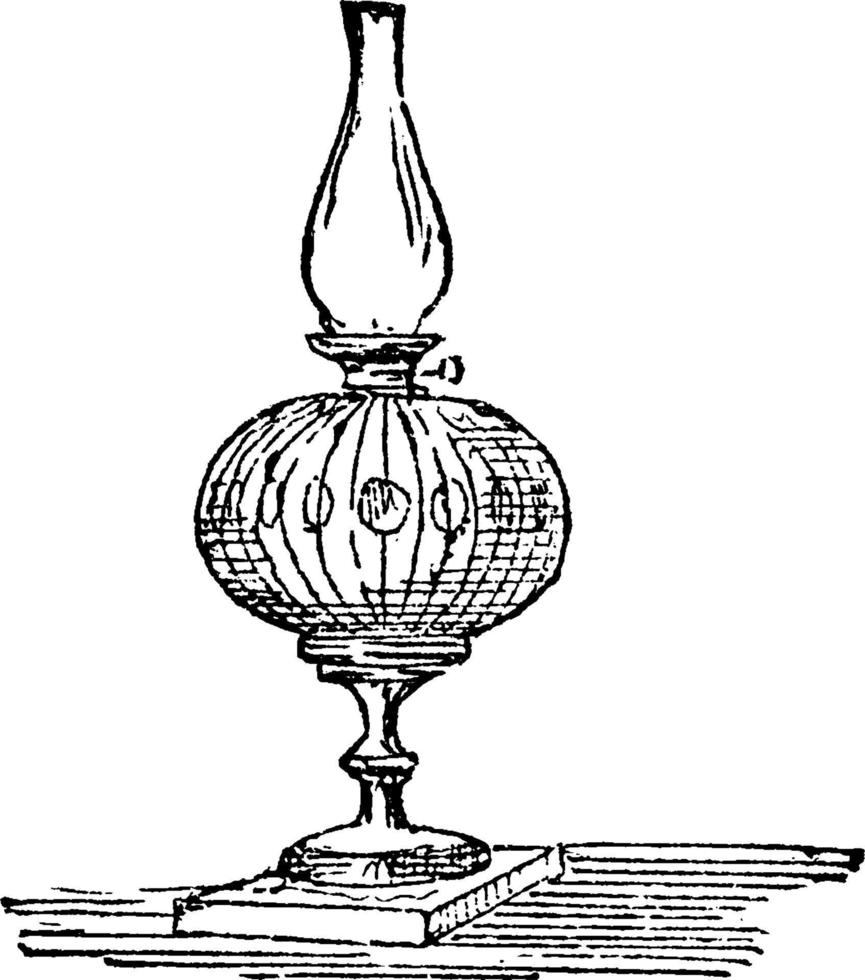 lampada, Vintage ▾ illustrazione vettore